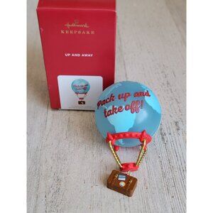 Hallmark Up and Away ornament Xmas pack up and take off
